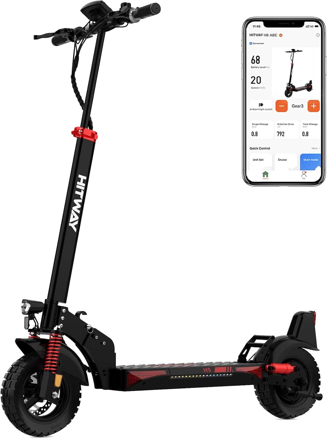 Patinete HITWAY H11 (estado de homologación por verificar)